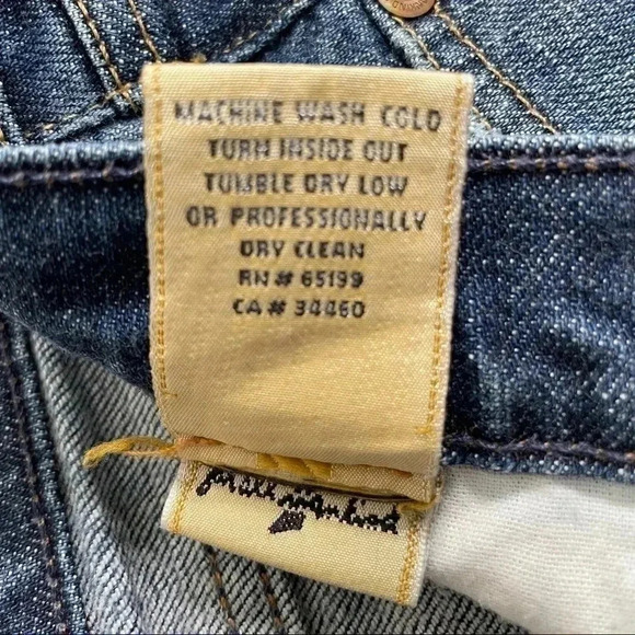 7 For All Mankind Raw Cuffs Blue Jeans Sz 29 - Picture 11 of 15